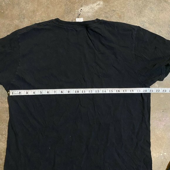 Brooklyn Mens Black Stop Shooting Start Living Short Sleeve Graphic T Shirt Sz L - Picture 7 of 7